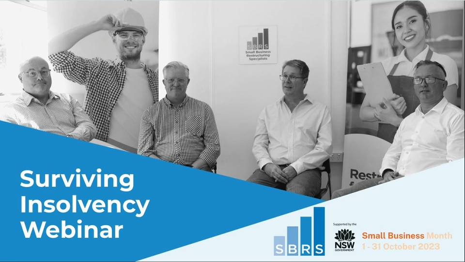 Surviving Insolvency Small Business Restructuring Webinar